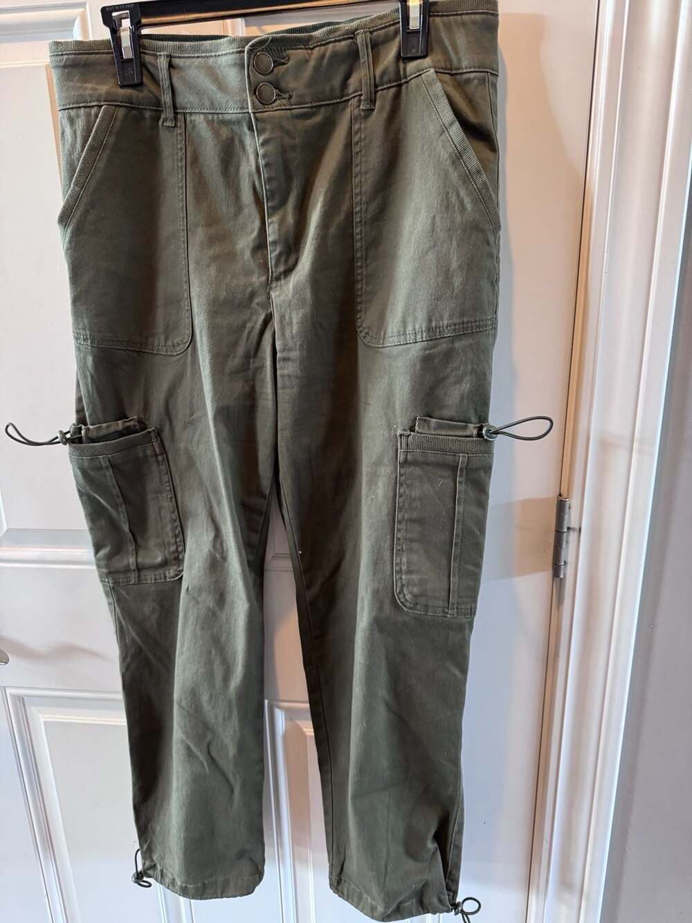 Democracy Ab-Solution Green Utility Cargo Pants Size 10